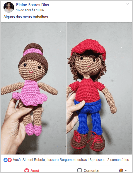 Amigurume de bailarina